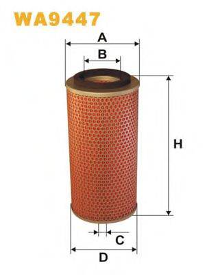 Повітряний фільтр WIX FILTERS WA9447