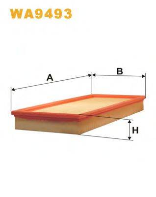 Повітряний фільтр WIX FILTERS WA9493