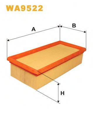 Повітряний фільтр WIX FILTERS WA9522