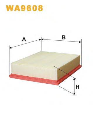 Повітряний фільтр WIX FILTERS WA9608