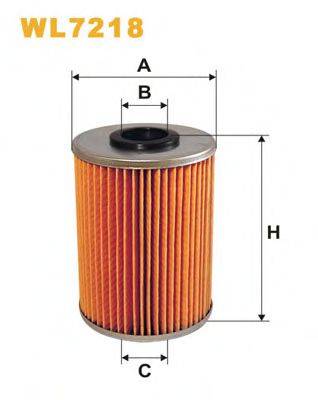 Масляний фільтр WIX FILTERS WL7218