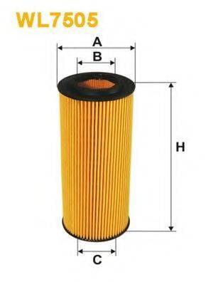 Масляний фільтр WIX FILTERS WL7505