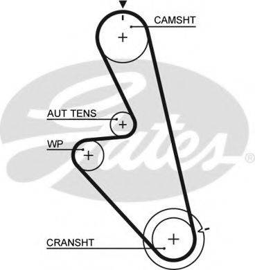 Ремінь ГРМ GATES 5449