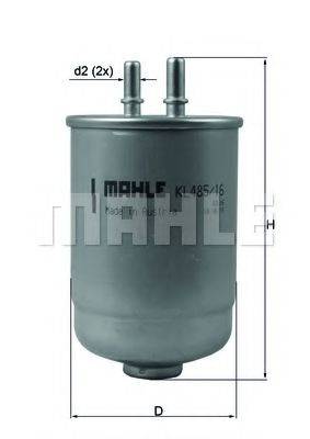 Паливний фільтр KNECHT KL 485/16D