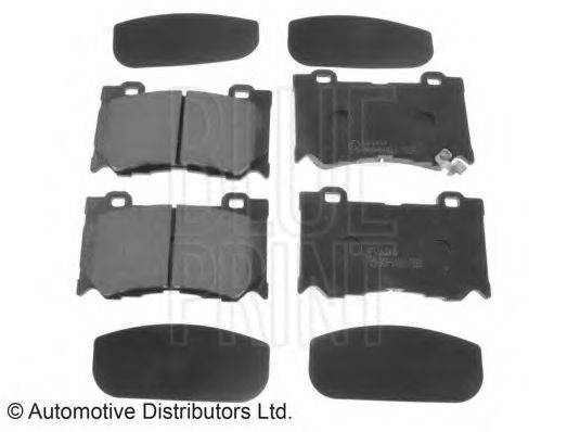 Комплект гальмівних колодок, дискове гальмо BLUE PRINT ADN142148