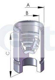 Поршень, корпус скоби гальма ERT 150553-C