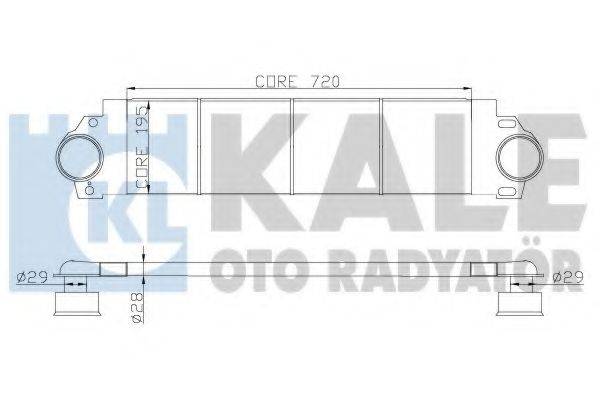 Інтеркулер KALE OTO RADYATOR 343100