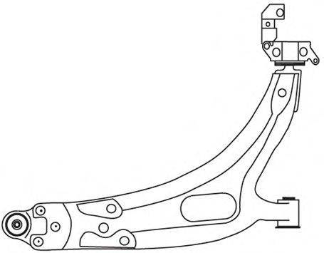Важіль незалежної підвіски колеса, підвіска колеса FRAP 2730