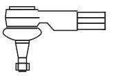Наконечник поперечної кермової тяги FRAP 3773