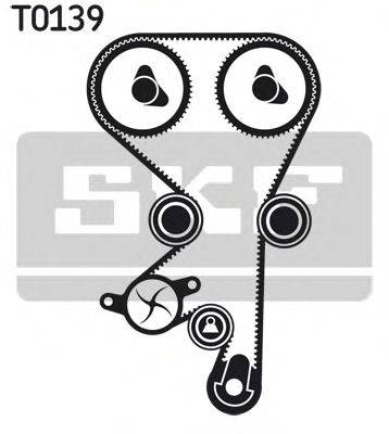 Водяний насос + комплект зубчастого ременя SKF VKMC 05140