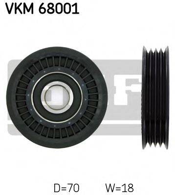 Паразитний / провідний ролик, полікліновий ремінь SKF VKM 68001