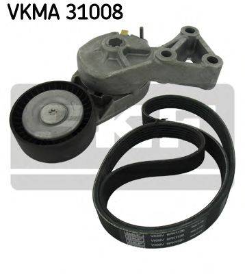 Полікліновий ремінний комплект SKF VKMA 31008