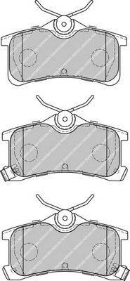 Комплект гальмівних колодок, дискове гальмо FERODO FDB1895