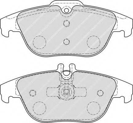 Комплект гальмівних колодок, дискове гальмо FERODO FDB1980