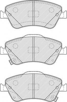 Комплект гальмівних колодок, дискове гальмо FERODO FDB4046