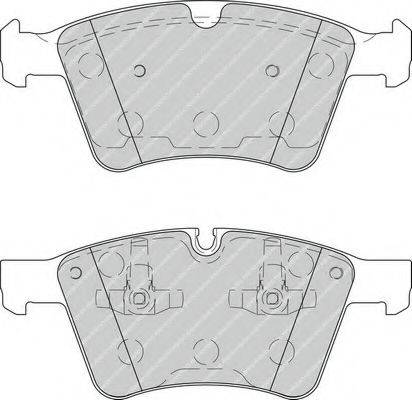Комплект гальмівних колодок, дискове гальмо FERODO FDB4189