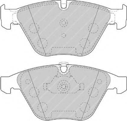 Комплект гальмівних колодок, дискове гальмо FERODO FDB4191