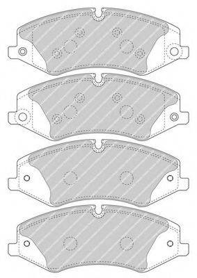 Комплект гальмівних колодок, дискове гальмо FERODO FDB4455