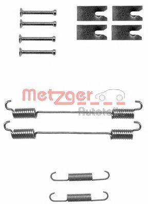 Комплектуючі, гальмівна колодка METZGER 105-0862