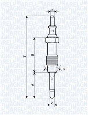 Свічка розжарювання MAGNETI MARELLI 062900046304